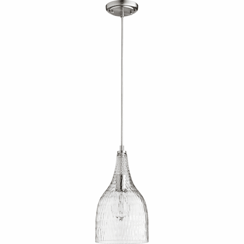Quorum 7.5" Pendant - Satin Nickel - 8042-65
