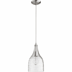 Quorum 7.5" Pendant - Satin Nickel - 8042-65