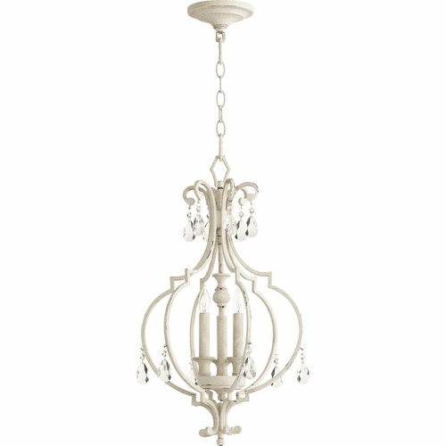 Quorum Ansley 3-LT Entry Light - Persian White - 6714-3-70