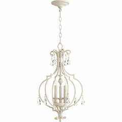 Quorum Ansley 3-LT Entry Light - Persian White - 6714-3-70