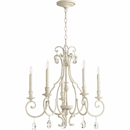 Quorum Ansley 5-LT Chandelier - Persian White - 6014-5-70
