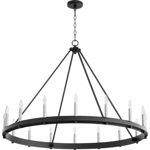 Quorum Aura 16-LT Chandelier - Noir  - 611-16-69