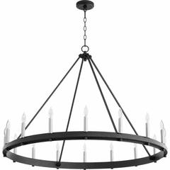 Quorum Aura 16-LT Chandelier - Noir  - 611-16-69