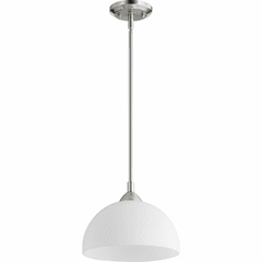 Quorum Barkley 1-LT Pendant - Satin Nickel - 6069-65