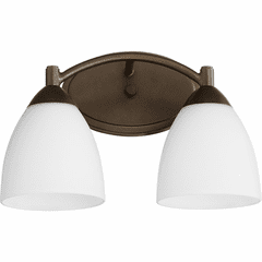 Quorum Barkley 2-LT Vanity - Oiled Bronze - 5069-2-86