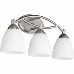 Quorum Barkley 3-LT Vanity - Satin Nickel - 5069-3-65