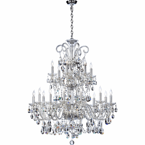 Quorum Bohemian Katerina Katrina 18-LT Chandelier Imp - Chrome - 630-18-514