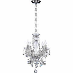 Quorum Bohemian Katerina Katrina 4-LT Chandelier Imp - Chrome - 630-4-514