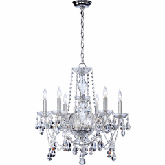 Quorum Bohemian Katerina Katrina 6-LT Chandelier Imp - Chrome - 630-6-514
