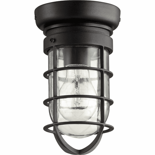 Quorum Bowery 1-LT Flushmount - Noir - 7282-69