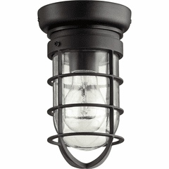 Quorum Bowery 1-LT Flushmount - Noir - 7282-69
