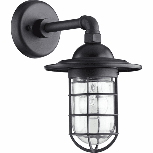 Quorum Bowery 1-LT Outdoor Wall Lantern - Noir - 7082-69