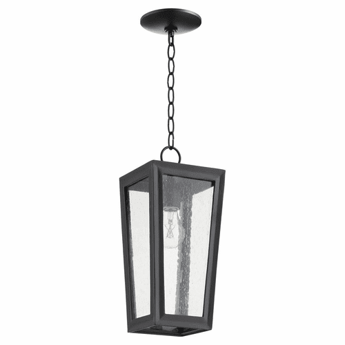 Quorum Bravo 6.5" 1-LT Outdoor Pendant - Noir  - 716-6-69