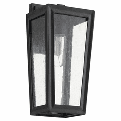 Quorum Bravo 6.5" 1-LT Outdoor Wall Lantern - Noir  - 715-6-69
