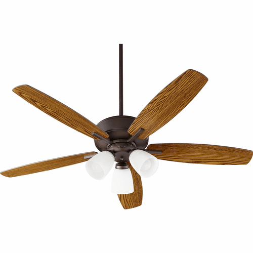 Quorum Breeze 3-LT Uni-Pack Ceiling Fan - Oiled Bronze - 70525-386