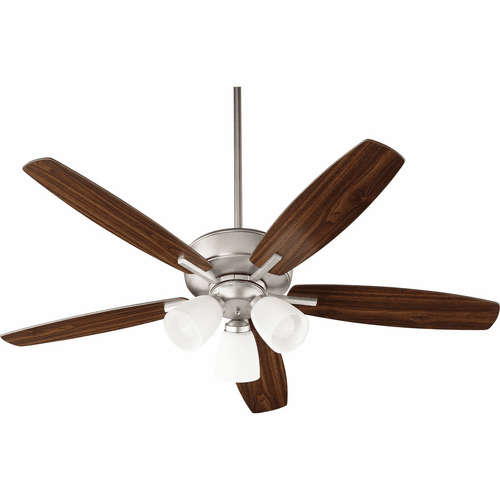 Quorum Breeze 3-LT Uni-Pack Ceiling Fan - Satin Nickel - 70525-365