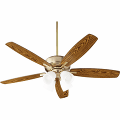 Quorum Breeze 4-LT Uni-Pack Ceiling Fan - Aged Brass - 70525-480