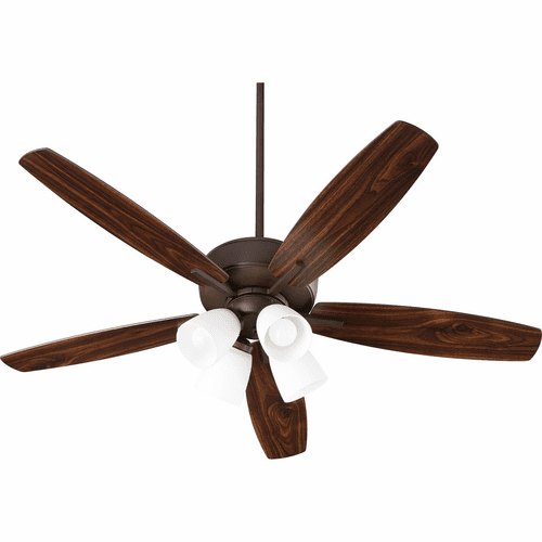 Quorum Breeze 4-LT Uni-Pack Ceiling Fan - Oiled Bronze - 70525-486