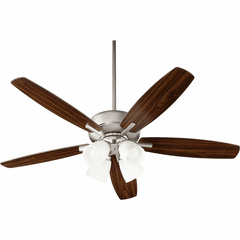 Quorum Breeze 4-LT Uni-Pack Ceiling Fan - Satin Nickel - 70525-465