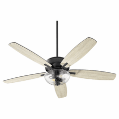 Quorum Breeze 52" 2-LT Ceiling Fan - Noir  - 7052-269
