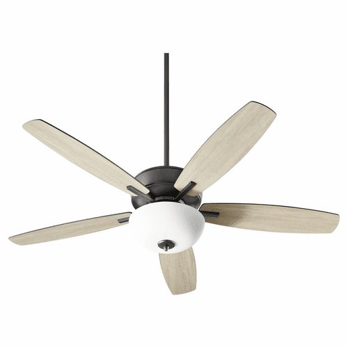 Quorum Breeze 52" 2-LT Ceiling Fan - Noir  - 70525-69