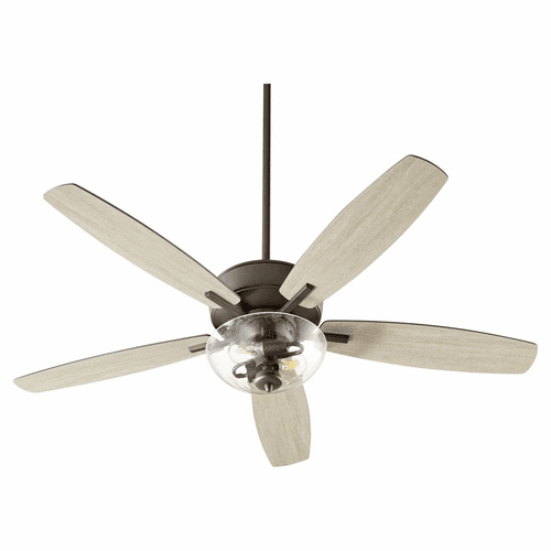 Quorum Breeze 52" 2-LT Ceiling Fan - Oiled Bronze  - 7052-286
