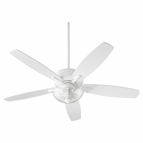 Quorum Breeze 52" 2-LT Ceiling Fan - Studio White  - 7052-208