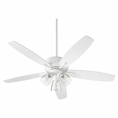 Quorum Breeze 52" 3-LT Ceiling Fan - Studio White  - 7052-308