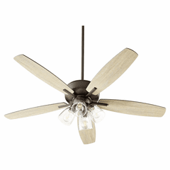 Quorum Breeze 52" 4-LT Ceiling Fan - Oiled Bronze  - 7052-486