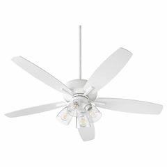 Quorum Breeze 52" 4-LT Ceiling Fan - Studio White  - 7052-408
