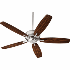 Quorum Breeze 52" Ceiling Fan - Satin Nickel - 7052-65