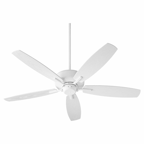 Quorum Breeze 52" Outdoor 5-Blade Patio Ceiling Fan - Studio White  - 17052-8
