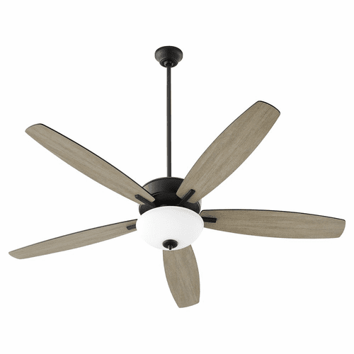 Quorum Breeze 60" 5-Blade 60" 2-LT Ceiling Fan - Noir  - 70605-69