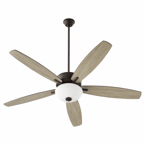 Quorum Breeze 60" 5-Blade 60" 2-LT Ceiling Fan - Oiled Bronze  - 70605-86