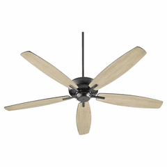 Quorum Breeze 60" 60" 5-Blade Ceiling Fan - Noir  - 7060-69