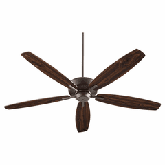 Quorum Breeze 60" 60" 5-Blade Ceiling Fan - Oiled Bronze  - 7060-86
