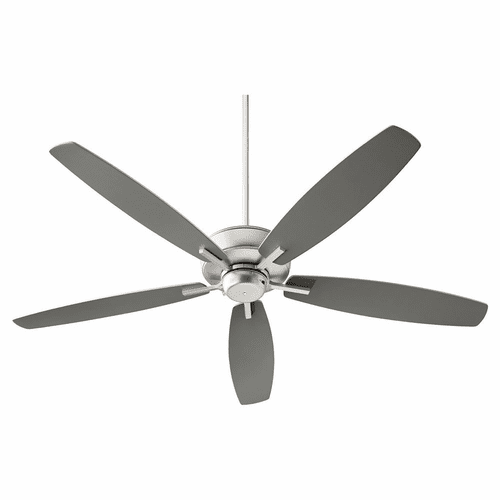 Quorum Breeze 60" 60" 5-Blade Ceiling Fan - Satin Nickel  - 7060-65