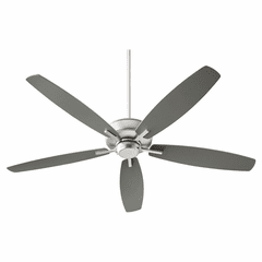 Quorum Breeze 60" 60" 5-Blade Ceiling Fan - Satin Nickel  - 7060-65