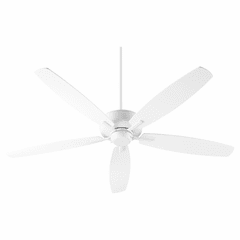 Quorum Breeze 60" 60" 5-Blade Ceiling Fan - Studio White  - 7060-8
