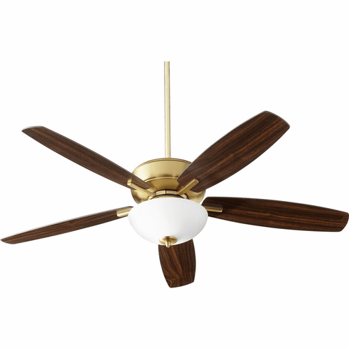 Quorum Breeze Bowl Ceiling Fan - Aged Brass - 70525-80