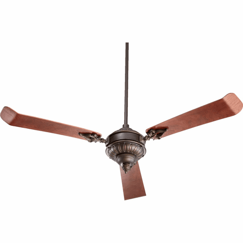 Quorum Brewster 3-Blade 60" Ceiling Fan - Oiled Bronze - 27603-86