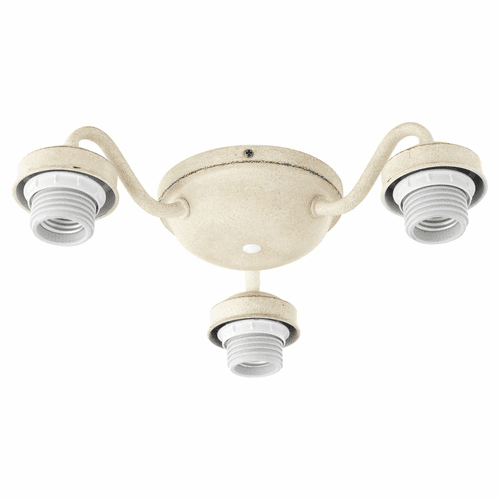 Quorum Brewster 3-LT LED Ceiling Fan Light Kit - Persian White  - 2360-9170