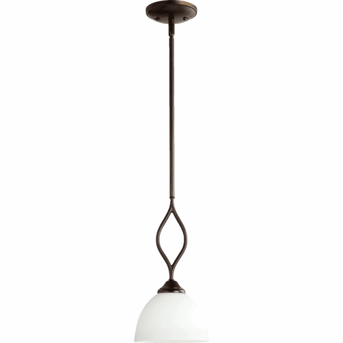Quorum Brooks 1-LT Mini Pendant - Oiled Bronze - 3050-86