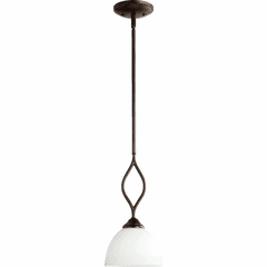 Quorum Brooks 1-LT Mini Pendant - Oiled Bronze - 3050-86