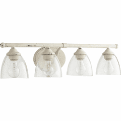 Quorum Brooks 4-LT Vanity - Persian White W/ Clear/Seeded - 5150-4-70