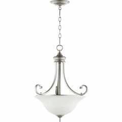 Quorum Bryant 3-LT Pendant - Classic Nickel - 8154-3-64