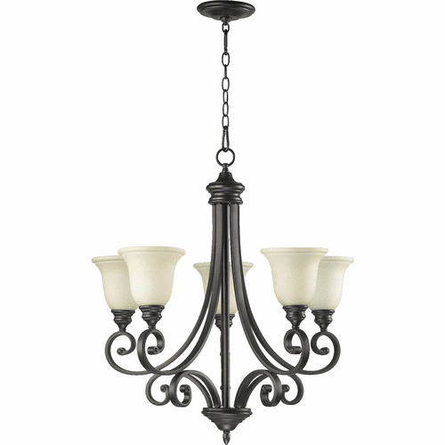 Quorum Bryant 5-LT Chandelier - Oiled Bronze - 6154-5-86