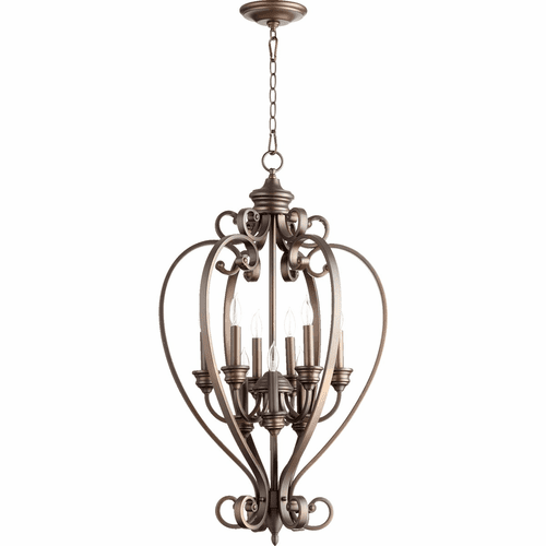 Quorum Bryant 9-LT Entry Light - Oiled Bronze - 6854-9-86