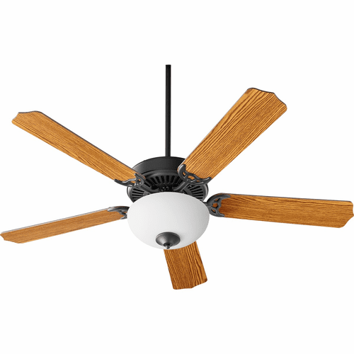 Quorum Capri VIII 2xLED Ceiling Fan - Matte Black - 7525-9059