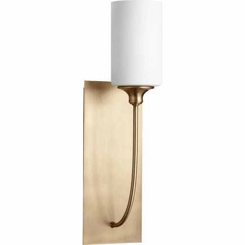 Quorum Celeste 1-LT Wall Mount - Aged Brass - 5209-1-80